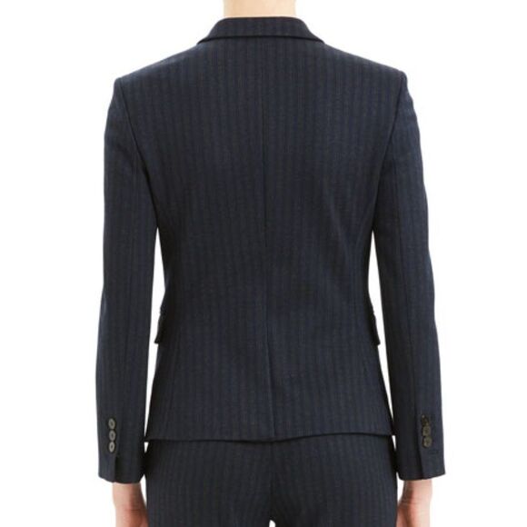 Theory Stripe Shrunken Blazer - NEW - Picture 4 of 16